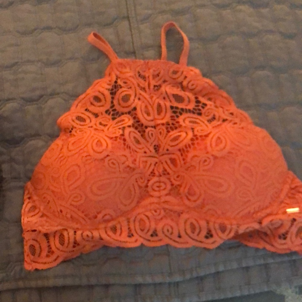 Victoria Secrets Pink lace push up bralette